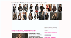 Desktop Screenshot of kozene-bundy.eu